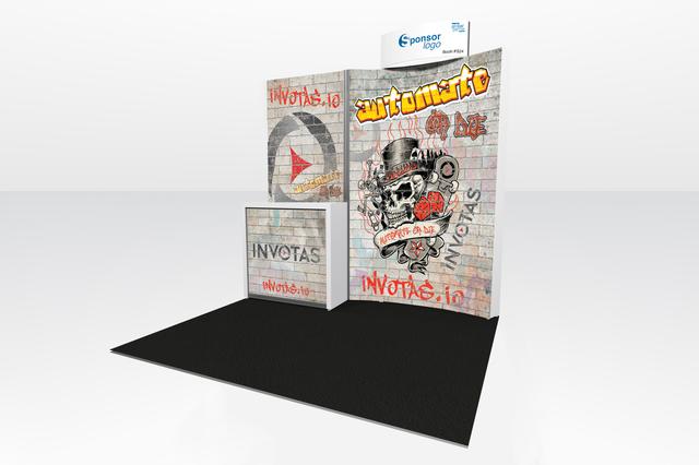 Trade Show Booth — 3D Concept Render