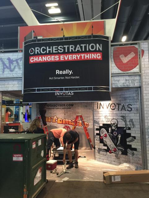 Trade Show Booth — Build-Out in Progress