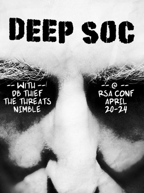 RSA Conference Session Poster — Deep SOC