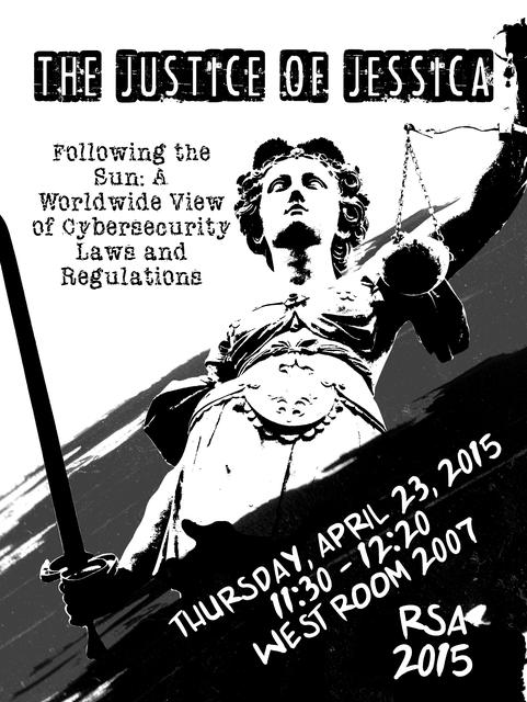 RSA Conference Session Poster — The Justice of Jessica