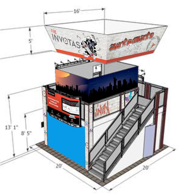 Trade Show Booth — 3D Concept Render