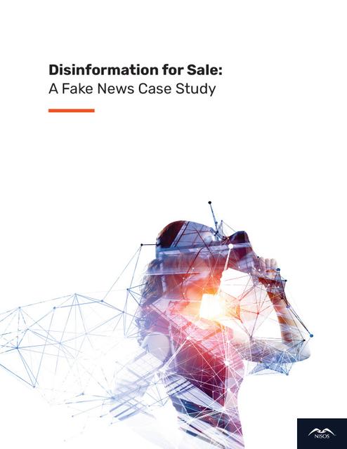 Research Report Cover — Disinformation for Sale