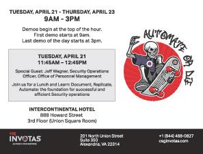Event Invite — Automate or Die Demo Series